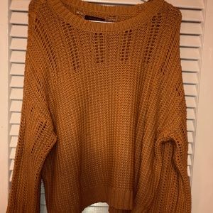 american eagle mustard yellow sweater